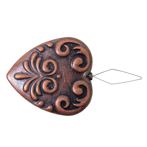 ZEPFJHE Vintage Nadeleinfädler mit Minders 2-in-1-Halter mit Einfädler für Handnäh- und Sticknadeln von ZEPFJHE
