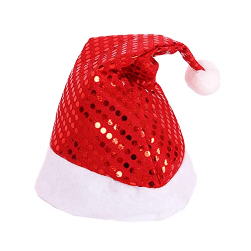ZEPFJHE Weihnachtsmütze, Mütze, Kostüm für Erwachsene, Herren, Damen, mit Glitzer, Weihnachtsbaum-Hängedekoration, 5 Stück ZEPFJHE Weihnachtsmütze, Mütze, Kostüm für Erwachsene, Herren, Damen, mit Glitzer, Weihnachtsbaum-Hängedekoration, 5 Stück von ZEPFJHE