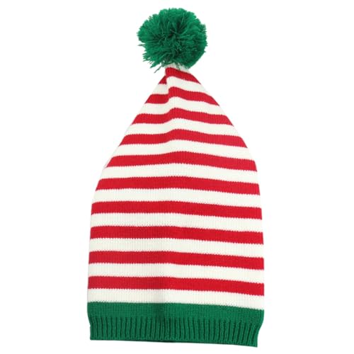 ZEPFJHE Weihnachtsmütze, Unisex, gestrickte Häkelmütze, Weihnachtsmannmütze für Damen, Herren, Erwachsene, Partyzubehör, tägliches Tragen ZEPFJHE Weihnachtsmütze, Unisex, gestrickte Häkelmütze, Weihnachtsmannmütze für Damen, Herren, Erwachsene, Partyzubehör, tägliches Tragen von ZEPFJHE