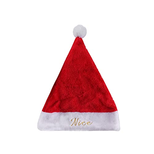 ZEPFJHE Weihnachtsmütze, Urlaubsmütze für Erwachsene, Unisex, Plüschstoff, Mütze, Unisex, Erwachsene, Weihnachtsmannmütze, Urlaubsmütze, Cosplay-Hut ZEPFJHE Weihnachtsmütze, Urlaubsmütze für Erwachsene, Unisex, Plüschstoff, Mütze, Unisex, Erwachsene, Weihnachtsmannmütze, Urlaubsmütze, Cosplay-Hut von ZEPFJHE