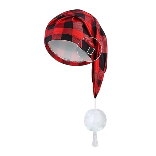 ZEPFJHE Weihnachtsmütze, dicke und weiße pelzige Pompons für Weihnachtsfeiern, Verkleidungen, Cosplay, mehrfarbig ZEPFJHE Weihnachtsmütze, dicke und weiße pelzige Pompons für Weihnachtsfeiern, Verkleidungen, Cosplay, mehrfarbig von ZEPFJHE