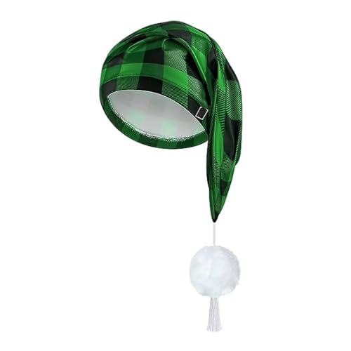 ZEPFJHE Weihnachtsmütze, dicke und weiße pelzige Pompons für Weihnachtsfeiern, Verkleidungen, Cosplay, mehrfarbig ZEPFJHE Weihnachtsmütze, dicke und weiße pelzige Pompons für Weihnachtsfeiern, Verkleidungen, Cosplay, mehrfarbig von ZEPFJHE