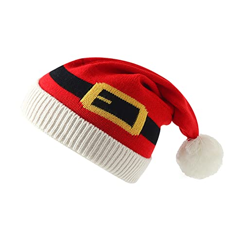 ZEPFJHE Weihnachtsmütze Strickmütze Nikolausmütze Santa Weihnachten Eltern-Kind-Mütze für Kopfwärmer ZEPFJHE Weihnachtsmütze Strickmütze Nikolausmütze Santa Weihnachten Eltern-Kind-Mütze für Kopfwärmer von ZEPFJHE