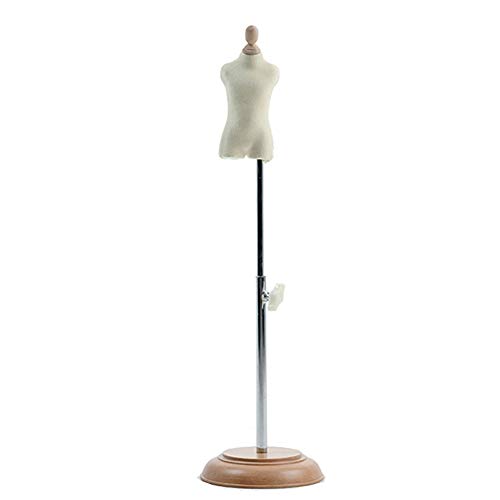 Mannequin Schneider Dummy Kleiderform Kleiner Schneider Dummy, Puppenkleid Form Display Schaufensterpuppe Drehremacher Manikins Verstellbare Höhendekoration Dollhouse Accessoires (12) von ZERAPH