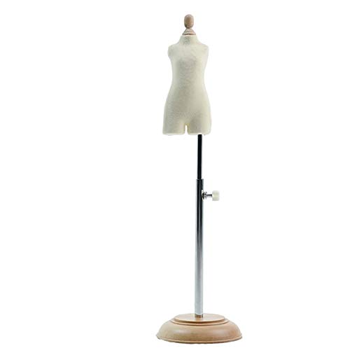 Mannequin Schneider Dummy Kleiderform Kleiner Schneider Dummy, Puppenkleid Form Display Schaufensterpuppe Drehremacher Manikins Verstellbare Höhendekoration Dollhouse Accessoires (14) von ZERAPH