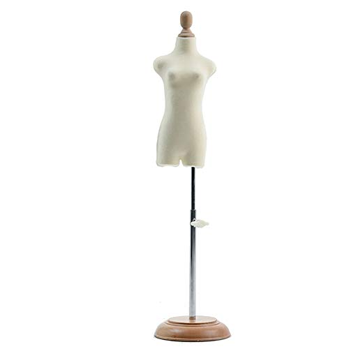 Mannequin Schneider Dummy Kleiderform Kleiner Schneider Dummy, Puppenkleid Form Display Schaufensterpuppe Drehremacher Manikins Verstellbare Höhendekoration Dollhouse Accessoires (7) von ZERAPH