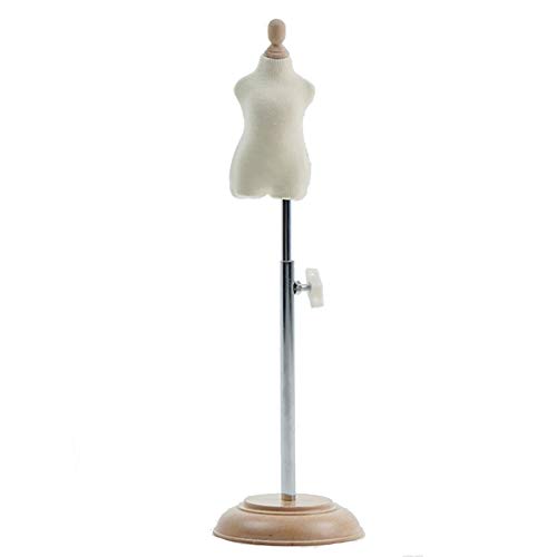 Mannequin Schneider Dummy Kleiderform Kleiner Schneider Dummy, Puppenkleid Form Display Schaufensterpuppen Drehremacher Manikins Verstellbare Höhendekoration Dollhouse Accessoires (13) von ZERAPH