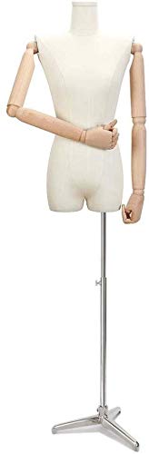 Mannequin Schneider Dummy Kleiderform Verstellbare Weibchen Schneider Dummy Schaufensterpuppe Schneiderin Dummies Ausstellung Büste Abnehmbar für Kleidung Schmuck Ausstellungsständer (Farbe: c) (e) von ZERAPH