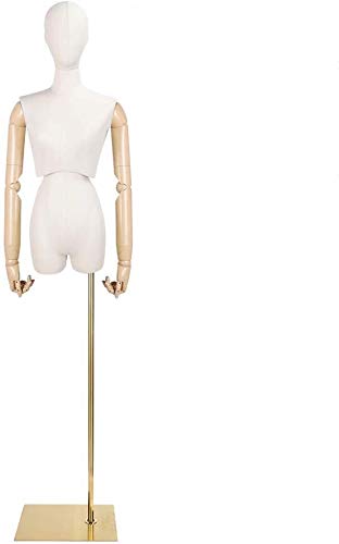 Mannequin Schneider Dummy Kleiderform Weibliche Schneider Dummy Schaufensterpuppe Schneiderin Dummies Modestudenten Zeigen Büsten Torso Plastikarm Verstellbarer tragbarer Schmuck (Farbe: b) (c) von ZERAPH