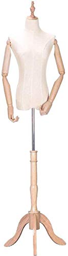 Mannequin Schneider Dummy Kleiderform Weibliche Schneider Dummy -Schneider Mode Studenten Schaufensterpupplung Ausstellung Büste mit Holzarm für Kleidung Schmuck ausstellbar (CS) von ZERAPH