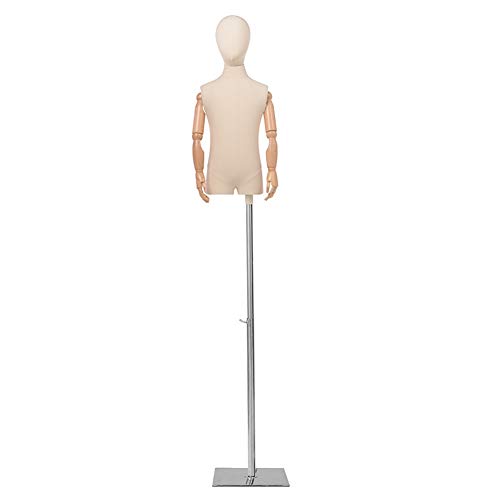 Mannequin Schneiderschneider Dummy Dressform Schneider Dummy Kinder Schaufensterpuppen Drehgeber Kleid Formen 2-8 Jahre altes Kinderbekleidungsgeschäft Show (4 m) von ZERAPH