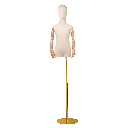 Mannequin Schneiderschneider Dummy Dressform Schneider Dummy Kinder Schaufensterpuppen Schneiderin Kleid Formen 2-8 Jahre altes Kinderbekleidungsgeschäft Show (2 l) von ZERAPH