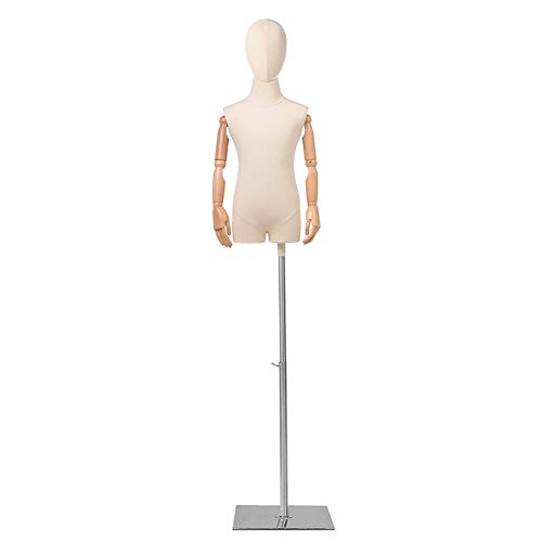 Mannequin Schneiderschneider Dummy Dressform Schneider Dummy Kinder Schaufensterpuppen Schneiderin Kleid Formen 2-8 Jahre altes Kinderbekleidungsgeschäft Show (4 l) von ZERAPH