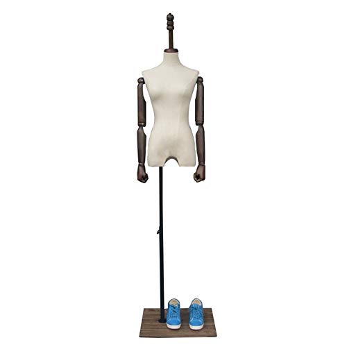 Mannequin Schneiderschneider Dummy Dressform Schneider Dummy weibliche Schaufensterpuppe Massivholz -Schneiderin Kleiderformen Bekleidungsgeschäft Show (B) von ZERAPH