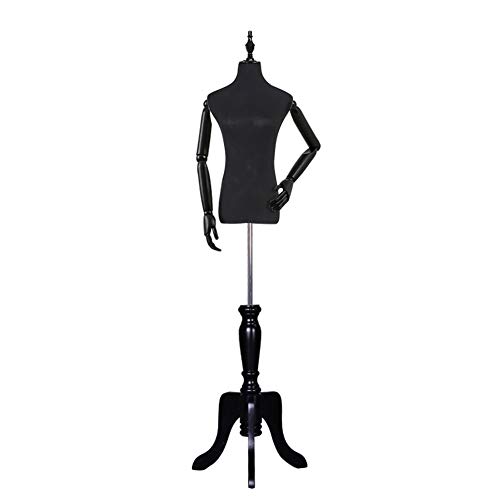 Mannequin Schneiderschneider Dummy Dressform Schneider Schneider Dummy -Bekleidungsgeschäft Mannequins Dummy Model Studenten Mannequin mit Holzbasis Fenster Hochzeitsanzeige (Farbe: C, Größe: m) (BS) von ZERAPH