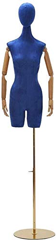 Mannequin Schneiderschneider Dummy Kleiderform Verstellbare Höhe Weibliche Schneider Dummy -Schneider Mannequin Display Büstenbekleidung für Schmuck Displayständer (Farbe: c) (c) von ZERAPH
