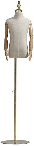 Mannequin Schneiderschneider Dummy Kleiderform Verstellbares Mode Display Büste Kinder Mannequin Schneider Schneider Dummy Drehtern für Kleidungskleid Display (BM) von ZERAPH
