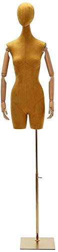 Schaufensterpuppen Schneiderung Dummy Kleiderform Verstellbare Höhe Weibliche Schneider Dummy -Schneider Mannequin Display Büstenbekleidung für Schmuck Displayständer (Farbe: C) (D) von ZERAPH