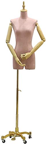 Schaufensterpuppenschneider Dummy Kleiderform Frauen Schneider Dummy Drehgeber Dummies Modestudenten Zeigen Büste mit Holzarm, die für Kleidung Schmuckshow (FM) aktiv sind von ZERAPH