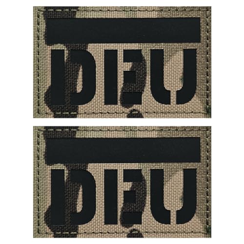 ZESION 2PCS DEU Deutschland IR Infrarot Reflektierende Patches Set, taktische Patches volle Stickerei militärische Patch für Mützen Taschen Westen militärische Uniform ZESION 2PCS DEU Deutschland IR Infrarot Reflektierende Patches Set, taktische Patches volle Stickerei militärische Patch für Mützen Taschen Westen militärische Uniform von ZESION