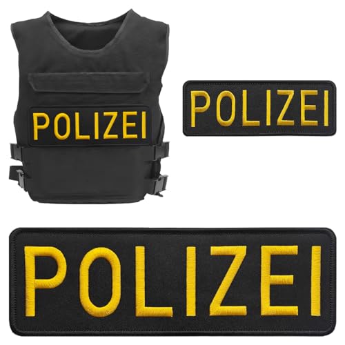 ZESION 2PCS Polize Patches Set, taktische Patches volle Stickerei militärische Patch für Mützen Taschen Westen militärische Uniform,pornografische ZESION 2PCS Polize Patches Set, taktische Patches volle Stickerei militärische Patch für Mützen Taschen Westen militärische Uniform,pornografische von ZESION