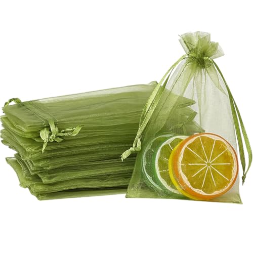 ZESLIV 50 Stück Organzabeutel Hochzeit Schmuckbeutel Organzasäckchen Grün 25 x 35 cm Säckli Beutel Geschenkbeutel Bonbonsbeutel ZESLIV 50 Stück Organzabeutel Hochzeit Schmuckbeutel Organzasäckchen Grün 25 x 35 cm Säckli Beutel Geschenkbeutel Bonbonsbeutel von ZESLIV
