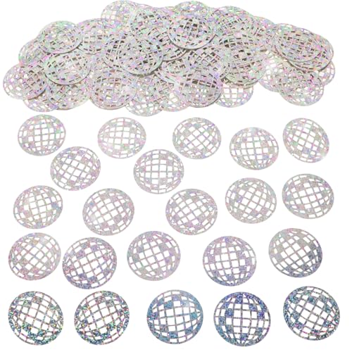 Disco Ball Tabelle Konfetti Glitter 100 Stück Discokugel Deko, Disco Thema Party Dekorationen, Kuchen Deko Disco für 70er 80er Hippie Geburtstag Thema, Discokugel Konfetti Groß von ZEYIYER