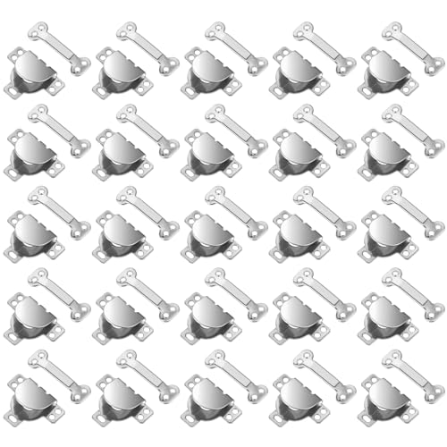 ZEYIYER 25 Set Haken und Ösen zum Nähen, silberfarbene Haken und Ösen für Kleidung, einfach zu nähende Haken- und Ösenverschlüsse, Metallverschluss, Ersatz für Hosen, Hosen, BH ZEYIYER 25 Set Haken und Ösen zum Nähen, silberfarbene Haken und Ösen für Kleidung, einfach zu nähende Haken- und Ösenverschlüsse, Metallverschluss, Ersatz für Hosen, Hosen, BH von ZEYIYER