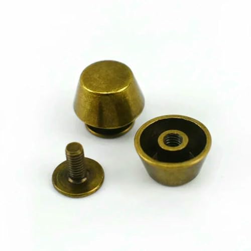 10–50 Stück Metallnietenschnalle Handtaschenboden Schutzfüße Nieten Schraube Nagelschnallen DIY Tasche Lederhandwerk Zubehör-Bronze-11mm-50 Stück 10–50 Stück Metallnietenschnalle Handtaschenboden Schutzfüße Nieten Schraube Nagelschnallen DIY Tasche Lederhandwerk Zubehör-Bronze-11mm-50 Stück von ZEYRU
