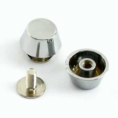 10–50 Stück Metallnietenschnalle Handtaschenboden Schutzfüße Nieten Schraube Nagelschnallen DIY Tasche Lederhandwerk Zubehör-Chrom-11 mm-50 Stück 10–50 Stück Metallnietenschnalle Handtaschenboden Schutzfüße Nieten Schraube Nagelschnallen DIY Tasche Lederhandwerk Zubehör-Chrom-11 mm-50 Stück von ZEYRU