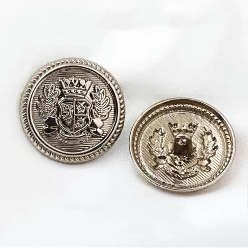 10 STÜCK Vintage britische Uniform Metallknöpfe für Kleidung einfache dekorative Knöpfe-5-396-7-20mm 10 STÜCK Vintage britische Uniform Metallknöpfe für Kleidung einfache dekorative Knöpfe-5-396-7-20mm von ZEYRU