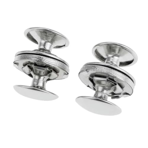 10 Sets Magnetknöpfe, Doppelnieten, Bolzen, magnetische Druckknöpfe, Verschluss für Handtaschen, Geldbörsen, Metallknopfverschluss für Geldbörsen, Taschen, 14/18 mm, A, 14 mm von ZEYRU