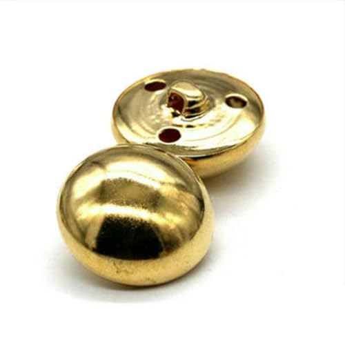 10 Stück/Los 15/18/20/23/25 mm Vintage Kupfer Metallknöpfe Kleidungsstück Mantel Nähzubehör Knöpfe für Kleidung Handwerk DIY-NO05-25mm von ZEYRU