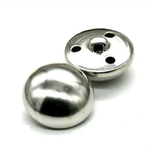 10 Stück/Los 15/18/20/23/25 mm Vintage Kupfer Metallknöpfe Kleidungsstück Mantel Nähzubehör Knöpfe für Kleidung Handwerk DIY-NO11-20mm von ZEYRU