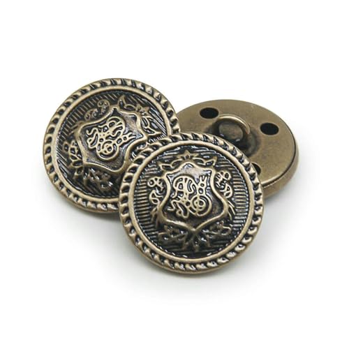 10 Stück/Los 15/18/20/23/25 mm Vintage Kupfer Metallknöpfe Kleidungsstück Mantel Nähzubehör Knöpfe für Kleidung Handwerk DIY-NO14-15mm 10 Stück/Los 15/18/20/23/25 mm Vintage Kupfer Metallknöpfe Kleidungsstück Mantel Nähzubehör Knöpfe für Kleidung Handwerk DIY-NO14-15mm von ZEYRU