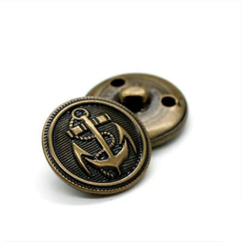 10 Stück/Los 15/18/20/23/25 mm Vintage Kupfer Metallknöpfe Kleidungsstück Mantel Nähzubehör Knöpfe für Kleidung Handwerk DIY-NO16-15mm 10 Stück/Los 15/18/20/23/25 mm Vintage Kupfer Metallknöpfe Kleidungsstück Mantel Nähzubehör Knöpfe für Kleidung Handwerk DIY-NO16-15mm von ZEYRU