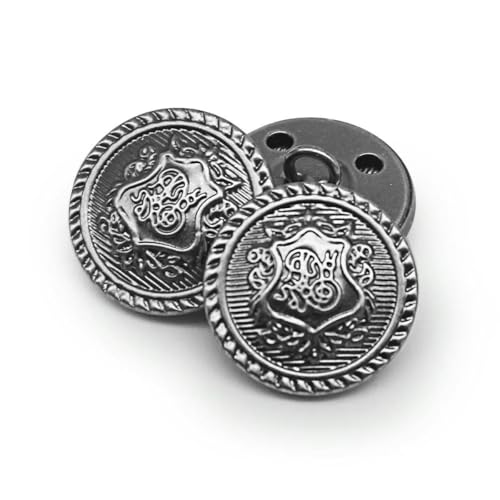 10 Stück/Los 15/18/20/23/25 mm Vintage Kupfer Metallknöpfe Kleidungsstück Mantel Nähzubehör Knöpfe für Kleidung Handwerk DIY-NO21-15mm 10 Stück/Los 15/18/20/23/25 mm Vintage Kupfer Metallknöpfe Kleidungsstück Mantel Nähzubehör Knöpfe für Kleidung Handwerk DIY-NO21-15mm von ZEYRU