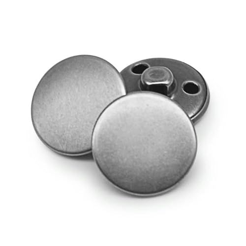 10 Stück/Los 15/18/20/23/25 mm Vintage Kupfer Metallknöpfe Kleidungsstück Mantel Nähzubehör Knöpfe für Kleidung Handwerk DIY-NO24-22mm von ZEYRU