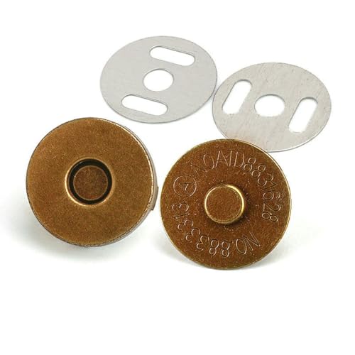 10 Stück/Packung 14–18 mm magnetische Druckknöpfe, Verschlüsse, Knöpfe, Handtasche, Geldbörse, Geldbörse, Basteltaschen, Teile, Zubehör, Bronze, 14,0 mm 10 Stück/Packung 14–18 mm magnetische Druckknöpfe, Verschlüsse, Knöpfe, Handtasche, Geldbörse, Geldbörse, Basteltaschen, Teile, Zubehör, Bronze, 14,0 mm von ZEYRU