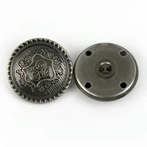 10 Stück 12–30 mm Metallknopf, Retro-Schaft, flache Knöpfe, hohle Kupferschnallen, Hemd, Mantel, Kleidung, Jeans, Verschluss, DIY-Nähzubehör-B-03-15-GunBlack-30 mm 10 Stück 12–30 mm Metallknopf, Retro-Schaft, flache Knöpfe, hohle Kupferschnallen, Hemd, Mantel, Kleidung, Jeans, Verschluss, DIY-Nähzubehör-B-03-15-GunBlack-30 mm von ZEYRU