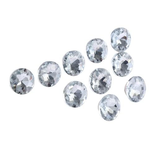 10 Stück 14/16/18/22 mm Diamant-Kristallglas-Polsterknöpfe, dekorative Nägel, Reißnägel, Nieten zum Basteln, für Sofa-, Wand- und Möbelteile, 18 mm 10 Stück 14/16/18/22 mm Diamant-Kristallglas-Polsterknöpfe, dekorative Nägel, Reißnägel, Nieten zum Basteln, für Sofa-, Wand- und Möbelteile, 18 mm von ZEYRU