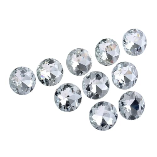 10 Stück 14/16/18/22 mm Diamant-Kristallglas-Polsterknöpfe, dekorative Nägel, Reißnägel, Nieten zum Basteln, für Sofa-, Wand- und Möbelteile, 22 mm 10 Stück 14/16/18/22 mm Diamant-Kristallglas-Polsterknöpfe, dekorative Nägel, Reißnägel, Nieten zum Basteln, für Sofa-, Wand- und Möbelteile, 22 mm von ZEYRU