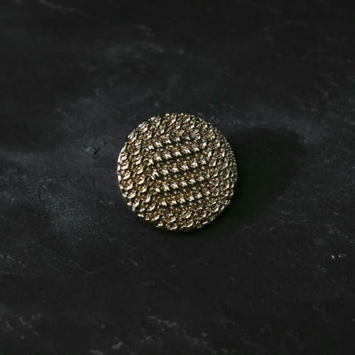 10 Stück 15/20/25 mm Vintage gewebte Metallknöpfe zum Nähen Schwarzgold Dekorative Knöpfe für Kleidung Modejackenknöpfe 20 mm-Gold-20 mm-10 Stück 10 Stück 15/20/25 mm Vintage gewebte Metallknöpfe zum Nähen Schwarzgold Dekorative Knöpfe für Kleidung Modejackenknöpfe 20 mm-Gold-20 mm-10 Stück von ZEYRU