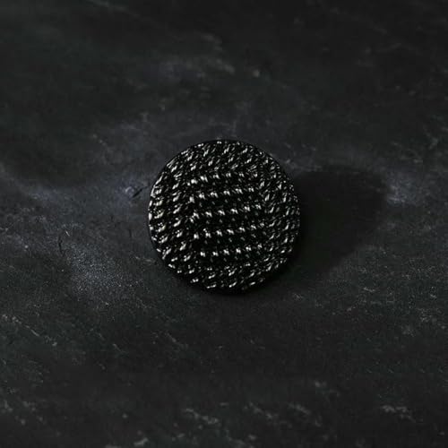 10 Stück 15/20/25 mm Vintage gewebte Metallknöpfe zum Nähen Schwarzgold dekorative Knöpfe für Kleidung Modejackenknöpfe 20 mm-Schwarz-15 mm-10 Stück 10 Stück 15/20/25 mm Vintage gewebte Metallknöpfe zum Nähen Schwarzgold dekorative Knöpfe für Kleidung Modejackenknöpfe 20 mm-Schwarz-15 mm-10 Stück von ZEYRU