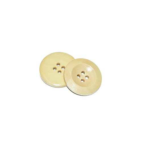 10 Stück 30 Stück 10 mm - 40 mm runde Anzug-Dekor-Paspel-Holzknöpfe DIY Nähen Scrapbooking Basteln für Kleidung Handgefertigter Holzknopf-MT285-Durchmesser 20 m von ZEYRU