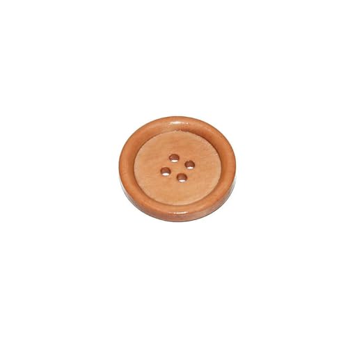 10 Stück 30 Stück 10 mm – 40 mm runde Anzug-Dekor-Paspel-Holzknöpfe DIY Nähen Scrapbooking Basteln für Kleidung Handgefertigter Holzknopf-MT329-Durchmesser 23, von ZEYRU