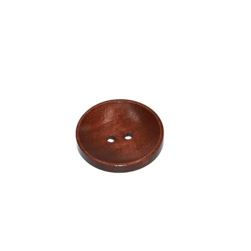 10 Stück 30 Stück 10 mm - 40 mm runde Anzug-Dekor-Paspel-Holzknöpfe DIY Nähen Scrapbooking Basteln für Kleidung Handgefertigter Holzknopf-MT330-Durchmesser 23,0 von ZEYRU