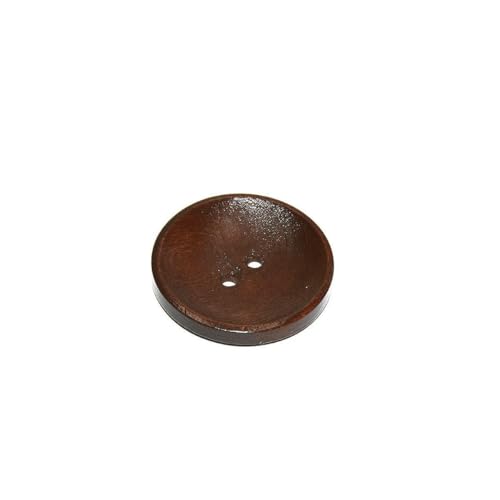 10 Stück 30 Stück 10 mm - 40 mm runde Anzug-Dekor-Paspel-Holzknöpfe DIY Nähen Scrapbooking Basteln für Kleidung Handgefertigter Holzknopf-MT331-Durchmesser 20 m von ZEYRU