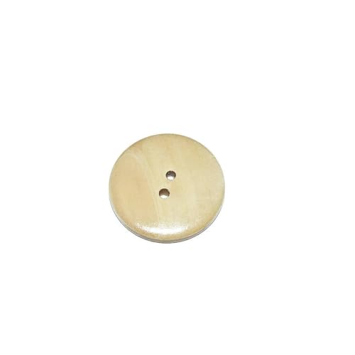 10 Stück 30 Stück 10 mm - 40 mm runde Anzug-Dekor-Paspel-Holzknöpfe DIY Nähen Scrapbooking Basteln für Kleidung Handgefertigter Holzknopf-MT339-Durchmesser 20 m von ZEYRU