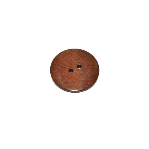 10 Stück 30 Stück 10 mm – 40 mm runde Anzug-Dekor-Paspel-Holzknöpfe DIY Nähen Scrapbooking Basteln für Kleidung Handgefertigter Holzknopf-MT340-Durchmesser 40 von ZEYRU